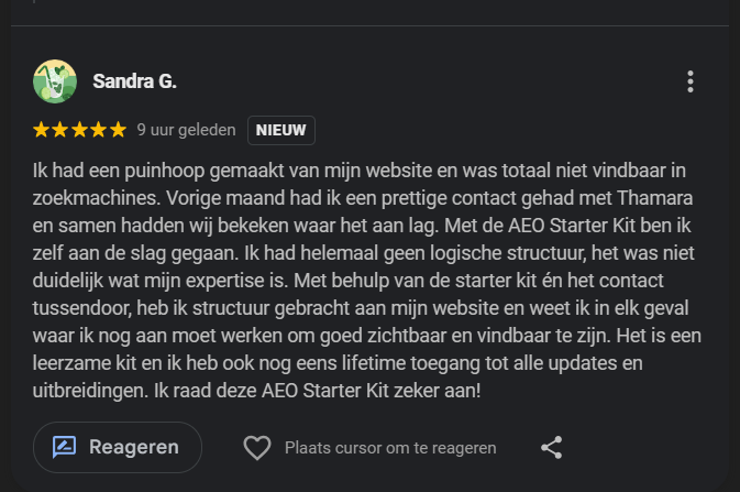 Review van klant 2